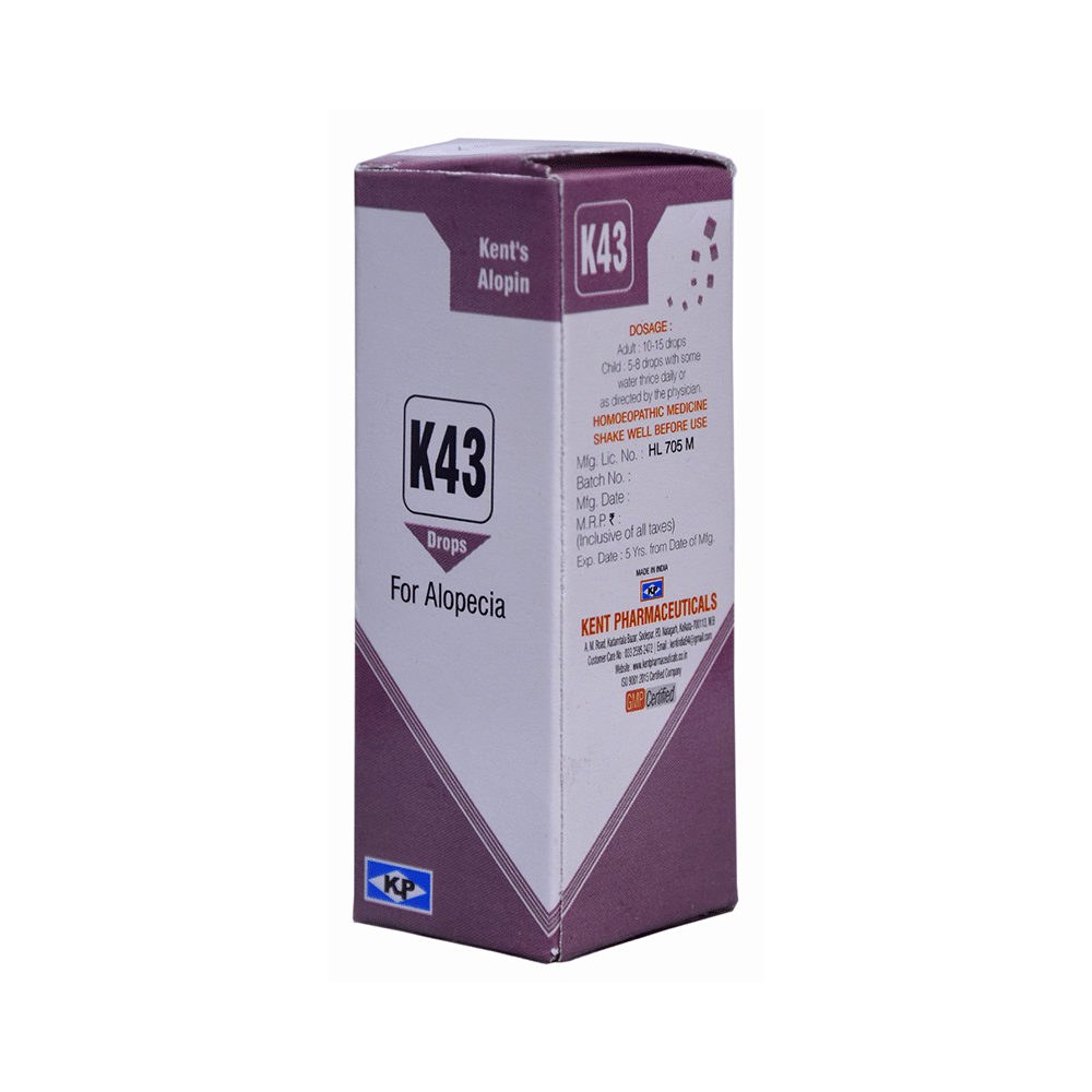 Kent's K43 Alopecia Oral Drops - Image 3