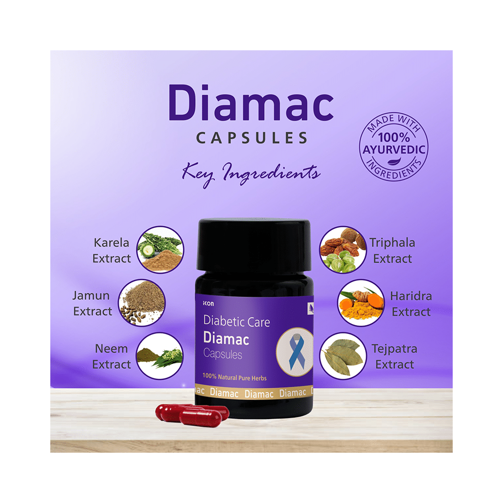 Diamac Diabetes Care Capsule (10 Each) - Image 5