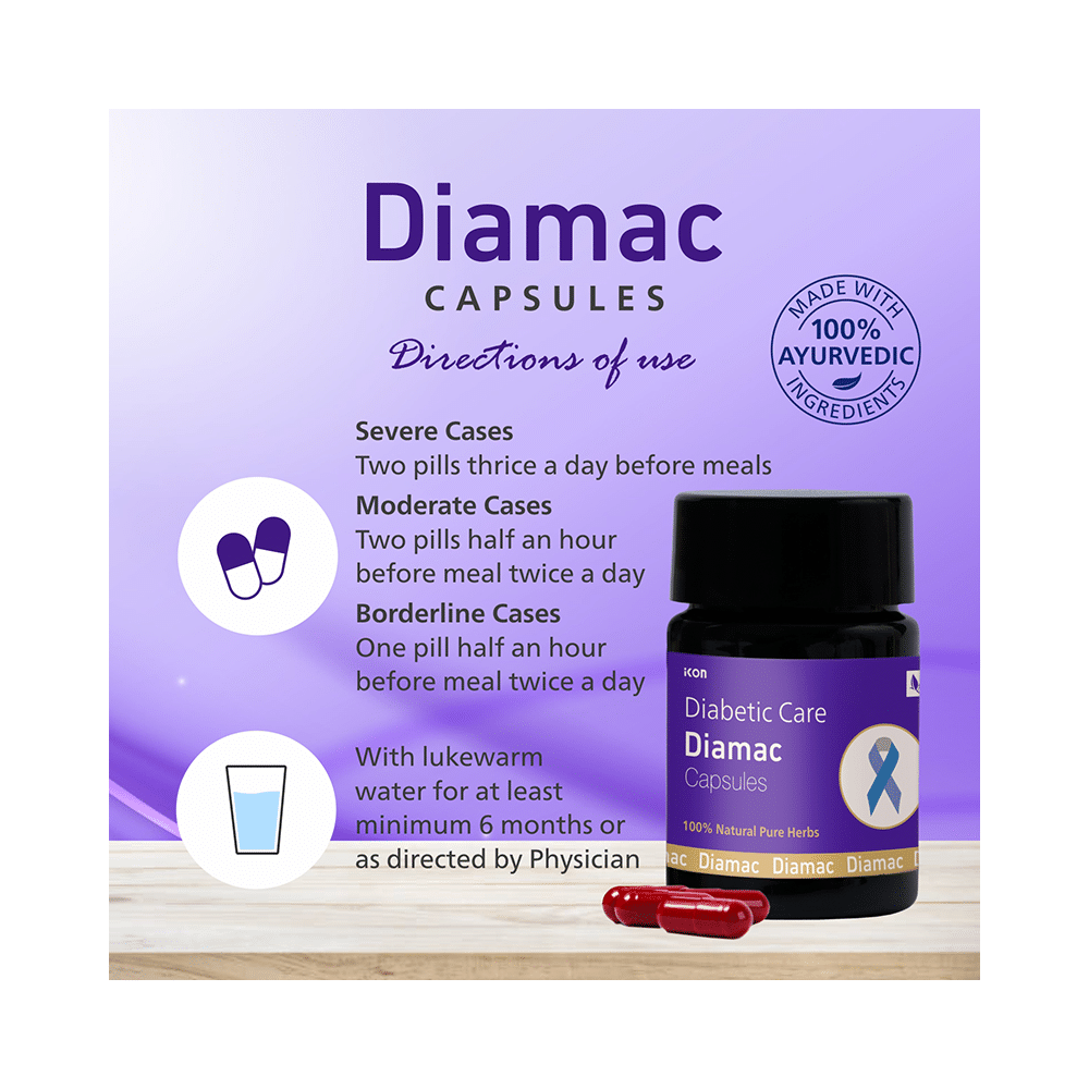 Diamac Diabetes Care Capsule (10 Each) - Image 8