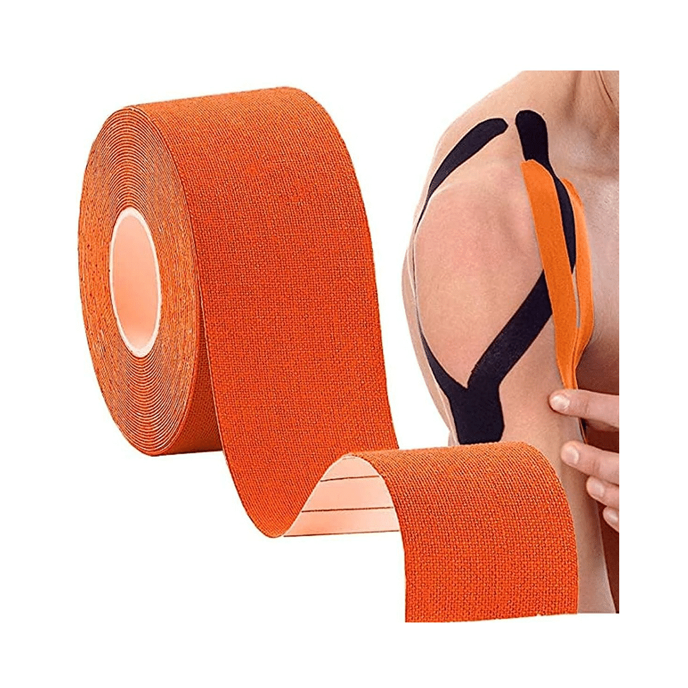 Healthtrek Kinesiology Tape for Physiotherapy  Orange - Image 4