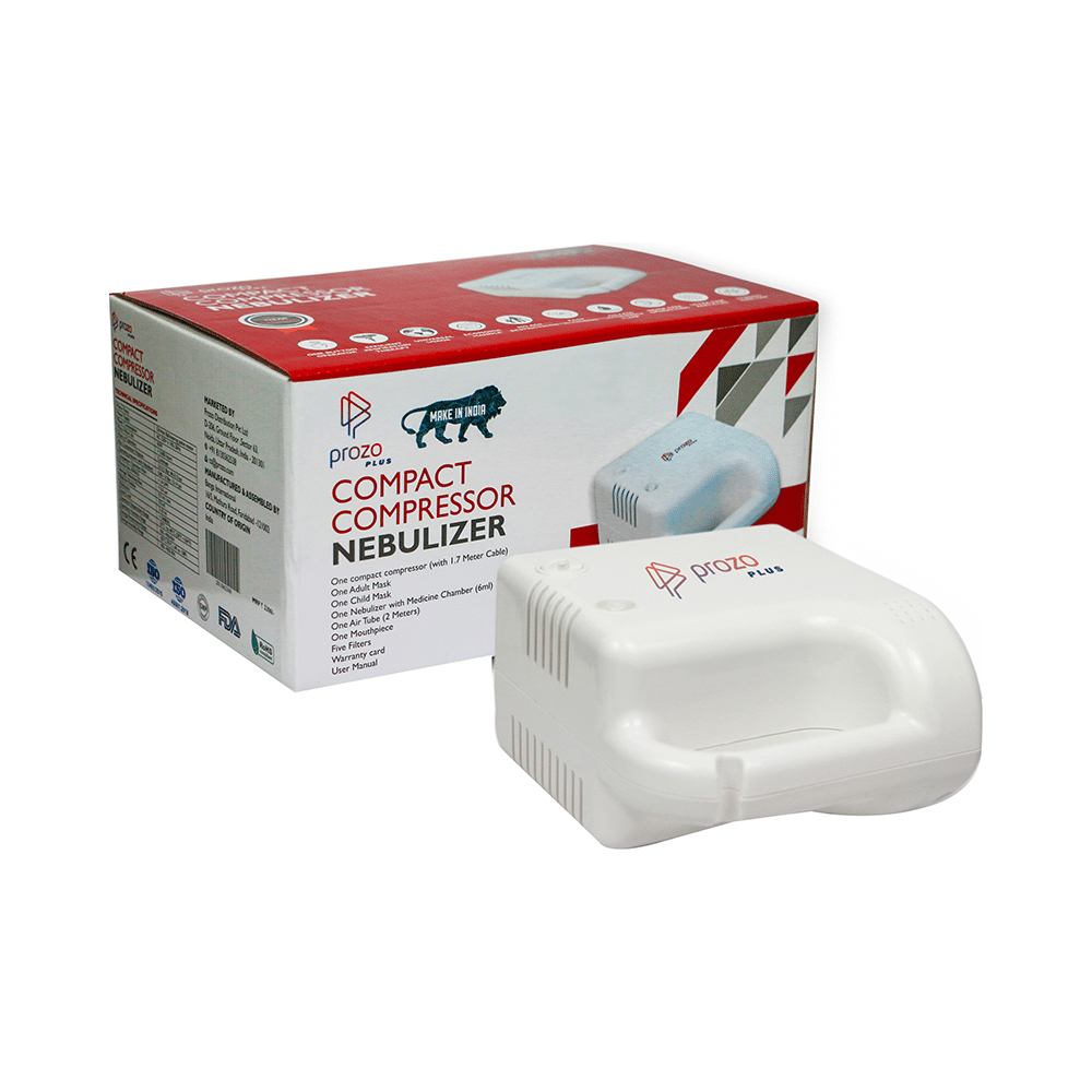 Prozo Plus Compact Compressor Nebulizer with Mask