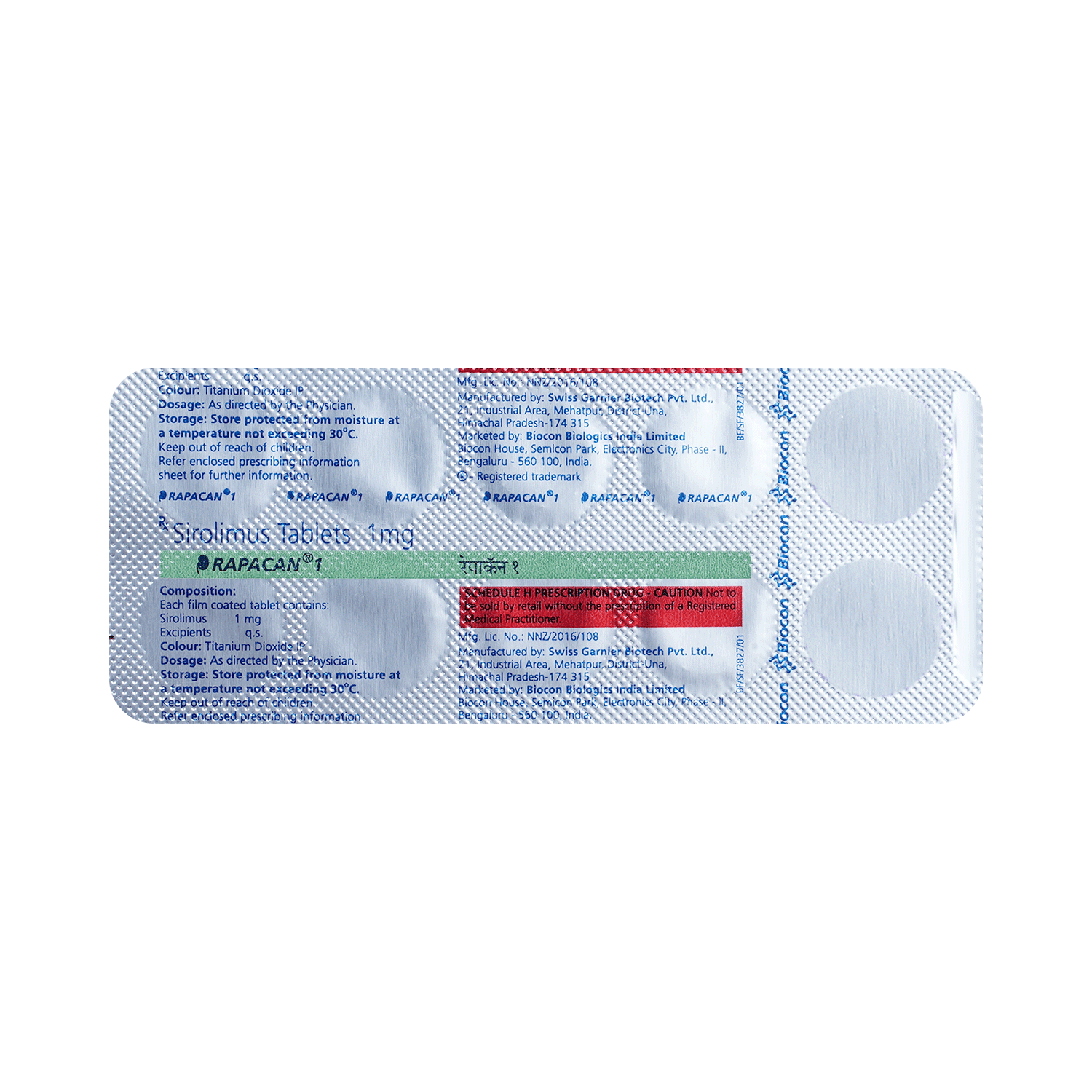 Rapacan 1mg Tablet - Image 5