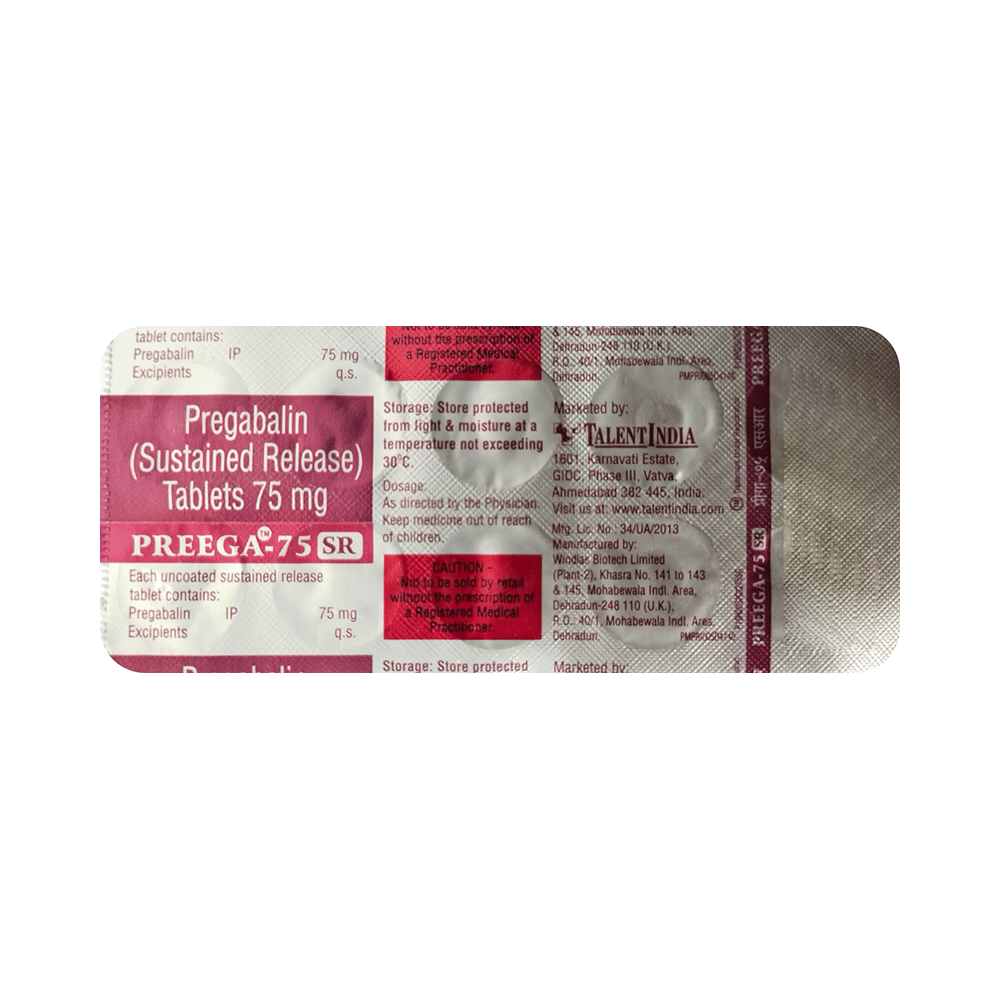 Preega 75 SR Tablet - Image 1