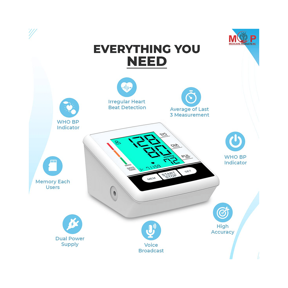 MCP YP620 Blood Pressure Monitor - Image 5