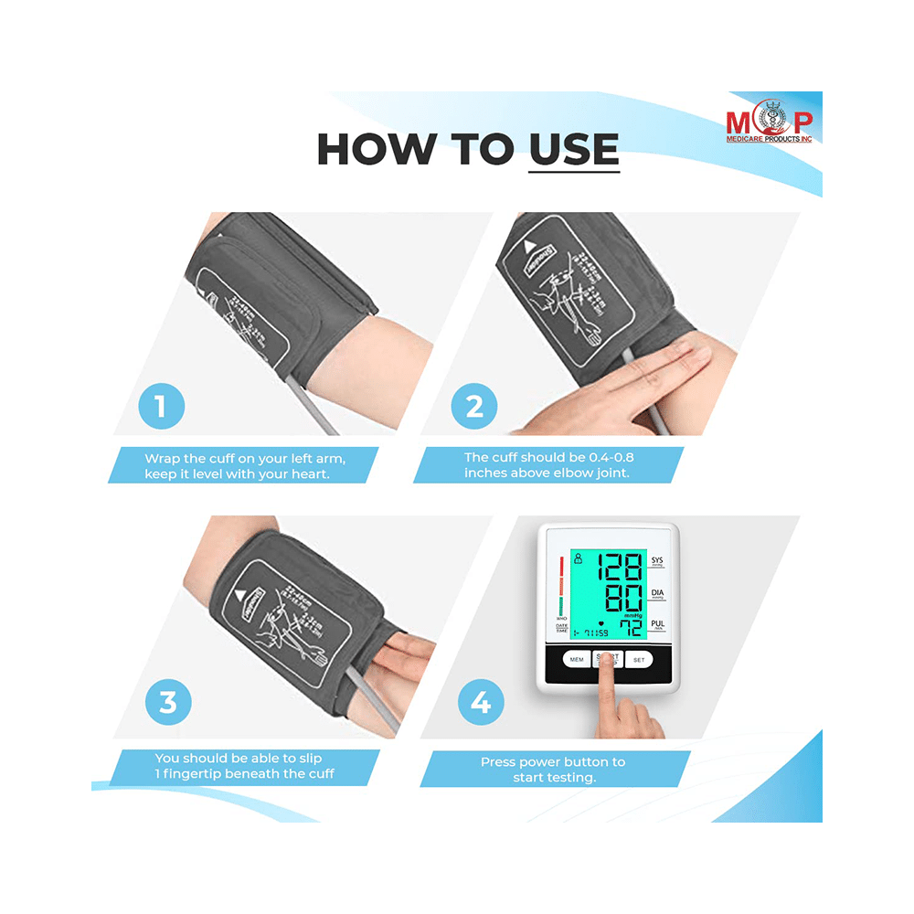 MCP YP620 Blood Pressure Monitor - Image 8