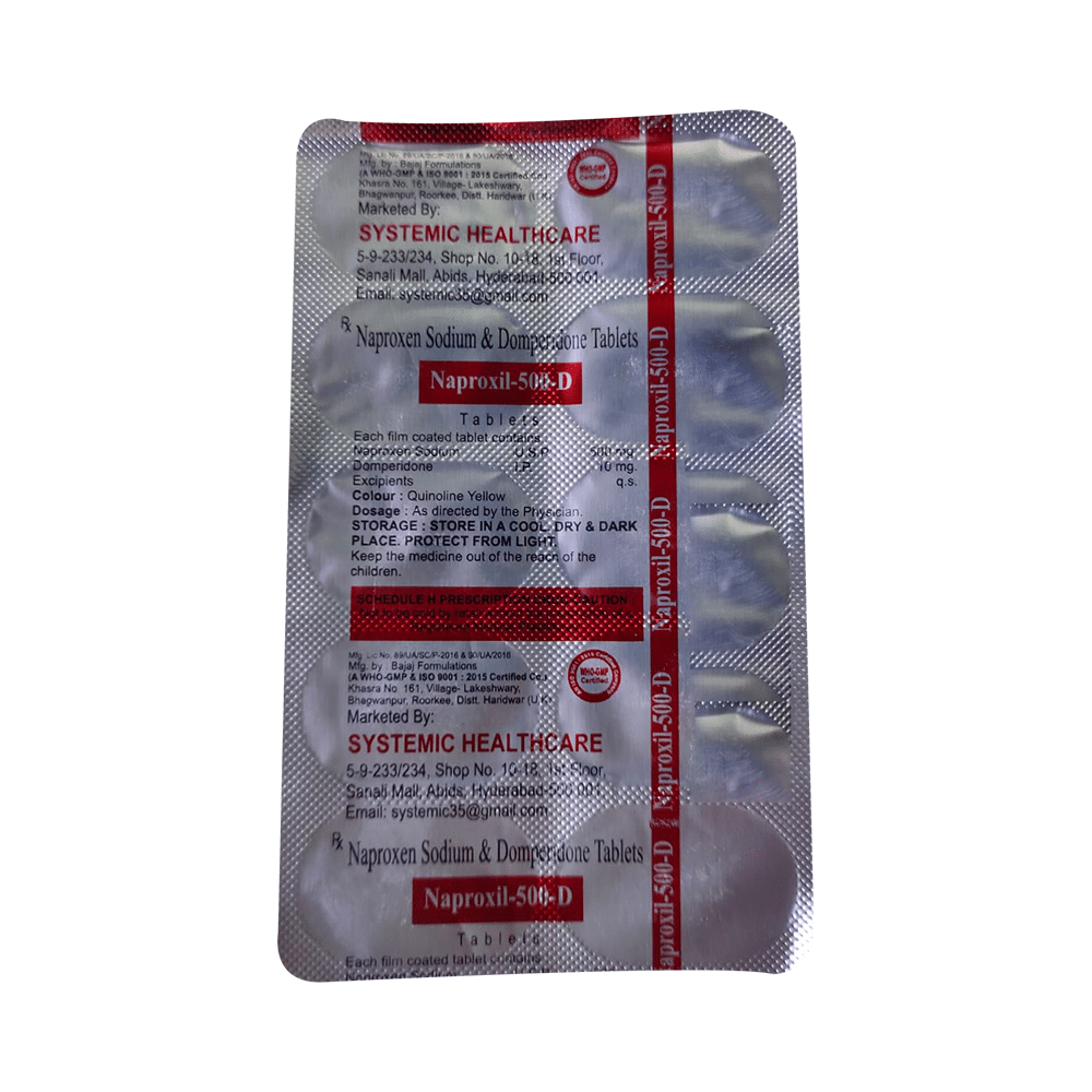 Naproxil 500 D Tablet - Image 1