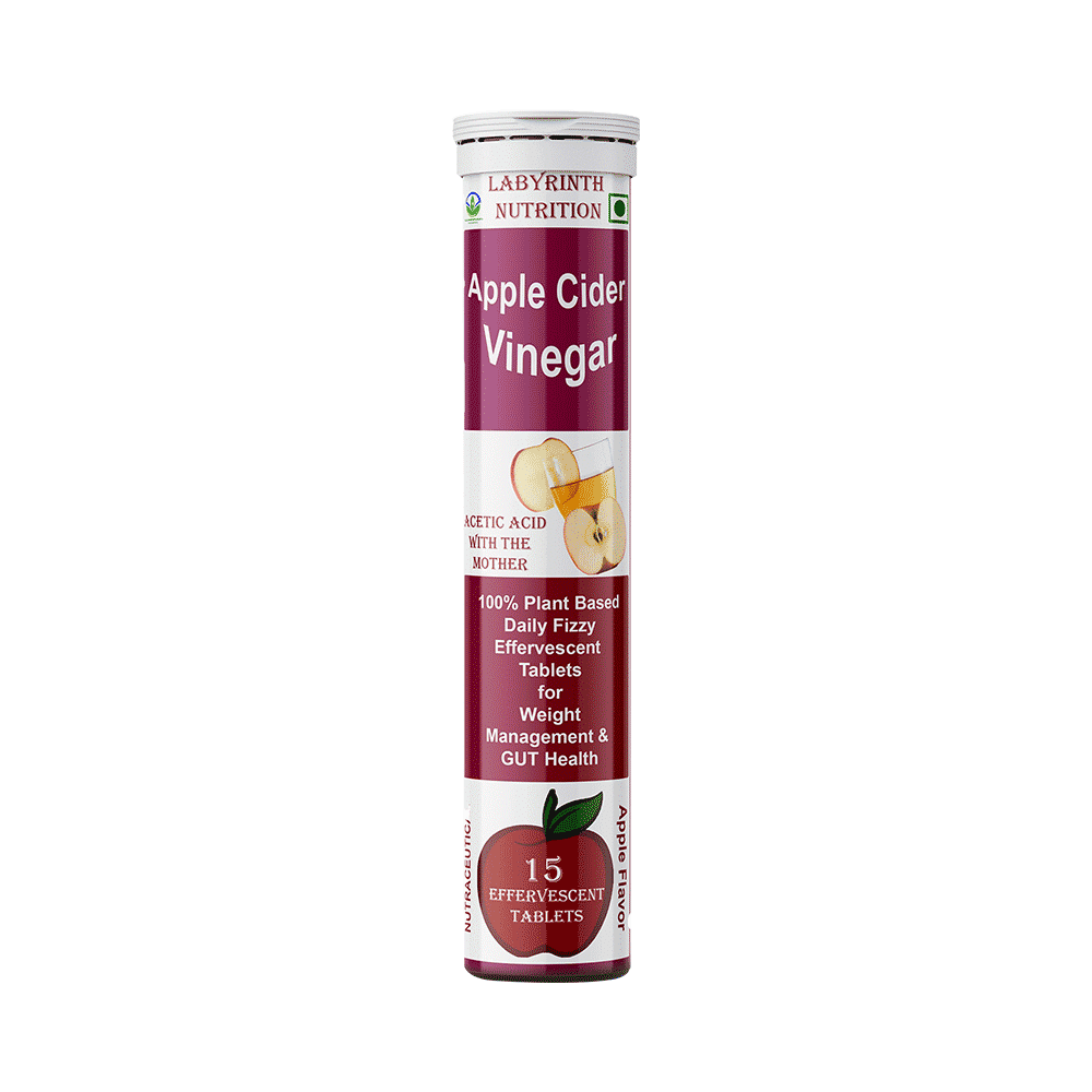 Labyrinth ACV Effervescent Tablet (15 Each) Apple - Image 2