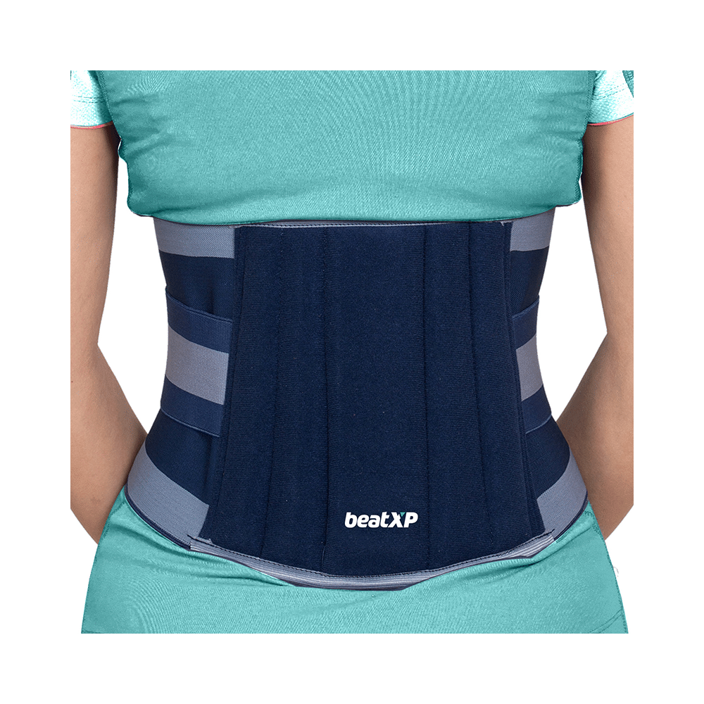 beatXP Lumbo Sacral Support Belt for Tummy Reduction Large