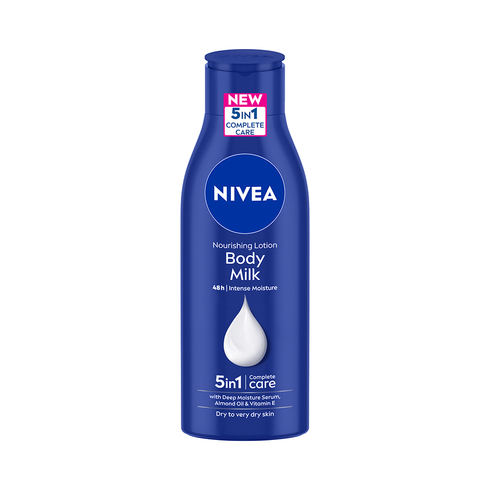 Nivea 5 in 1 Complete Care Nourishing Lotion Body Milk | For Dry to Very Dry Skin