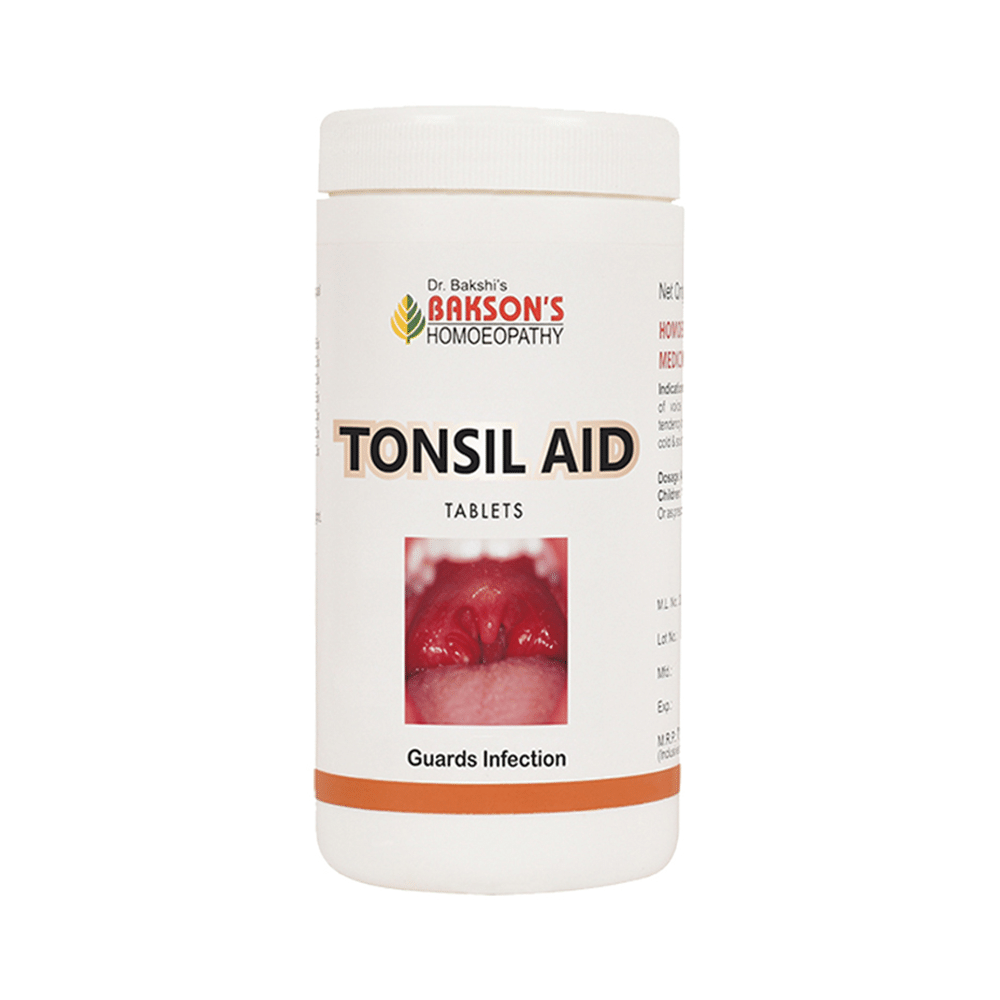Bakson's Homeopathy Tonsil Aid Tablet - Image 1