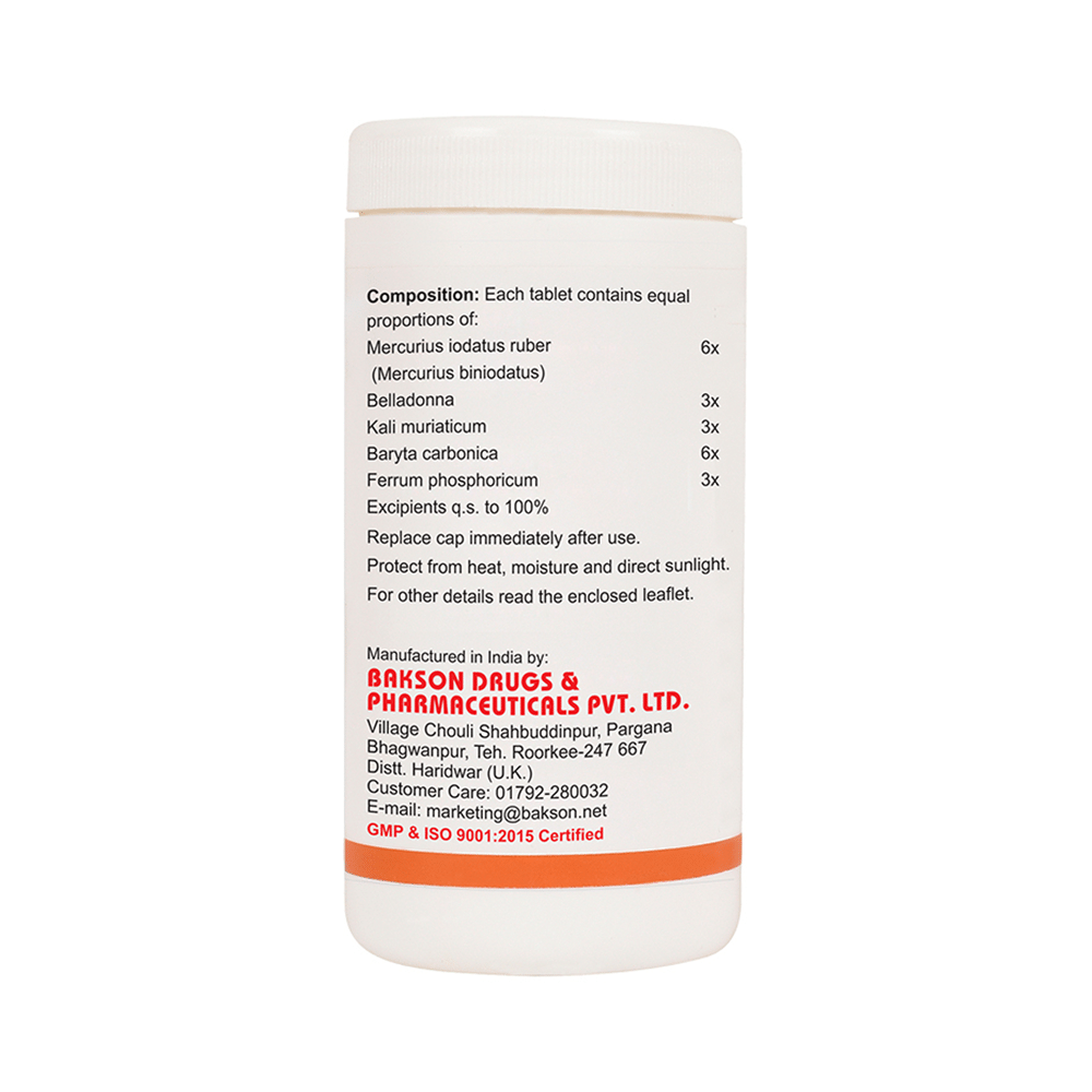 Bakson's Homeopathy Tonsil Aid Tablet - Image 2