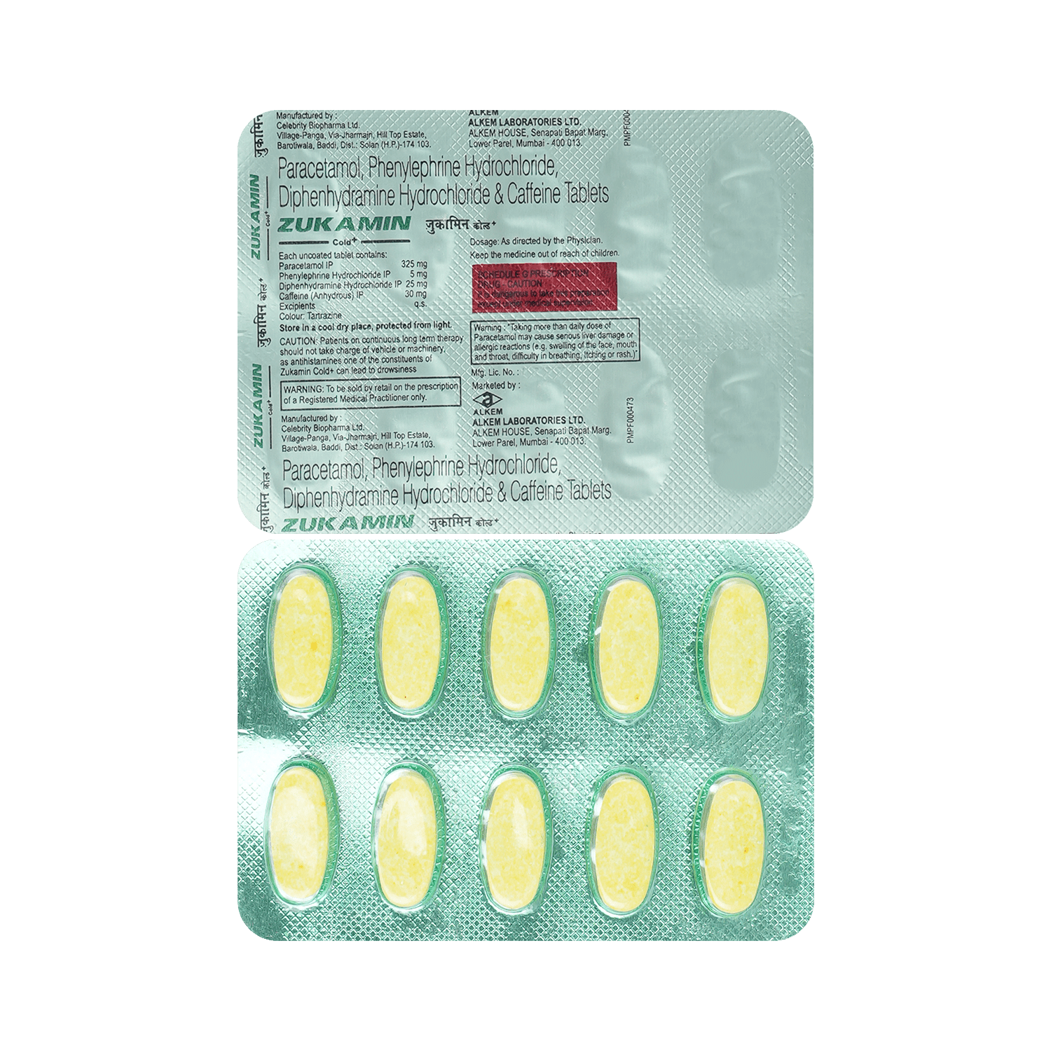 Zukamin Cold Plus Tablet - Image 1
