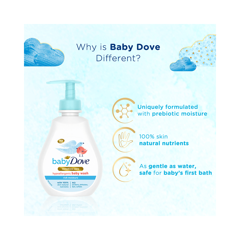Baby Dove Rich Moisture Baby Wash | No Paraben, Sulphates & Phthalates - Image 5