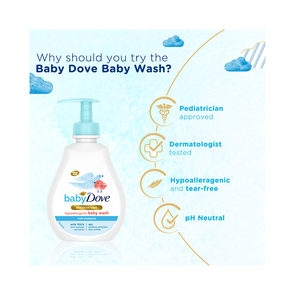 Baby Dove Rich Moisture Baby Wash | No Paraben, Sulphates & Phthalates - Image 6