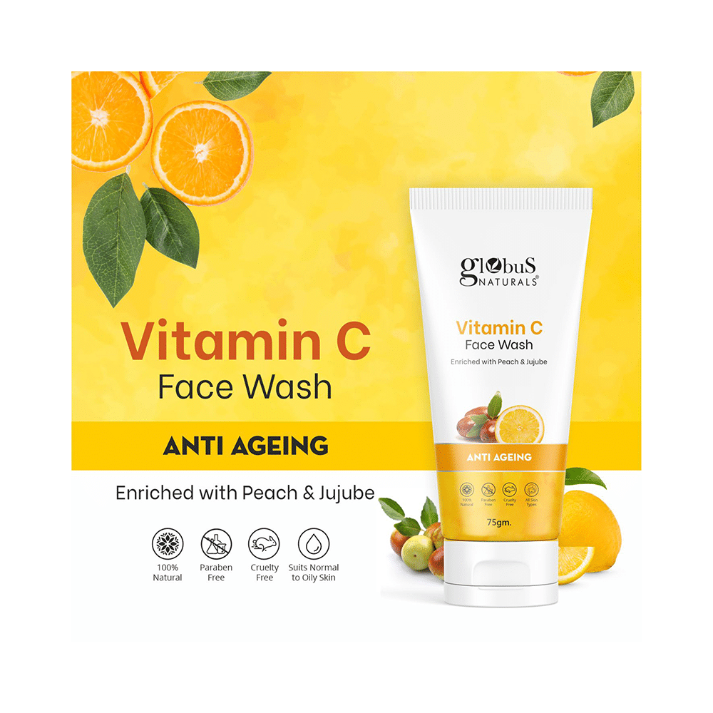 Globus Naturals Vitamin C Face Wash(75gm Each) - Image 3