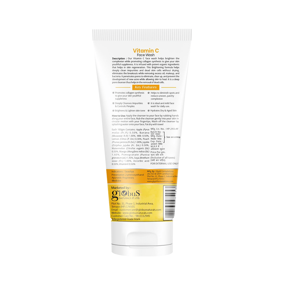 Globus Naturals Vitamin C Face Wash(75gm Each) - Image 2