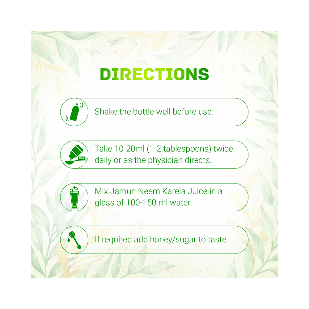 Dabur Jamun Neem Karela Ayurvedic Juice | For Healthy Glucose Levels, Digestion, Metabolism & Immunity - Image 8