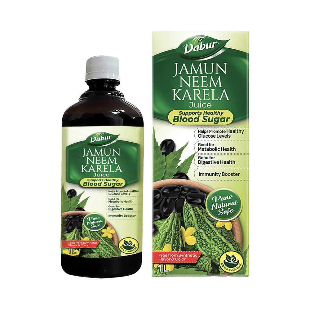 Dabur Jamun Neem Karela Ayurvedic Juice | For Healthy Glucose Levels, Digestion, Metabolism & Immunity - Image 4