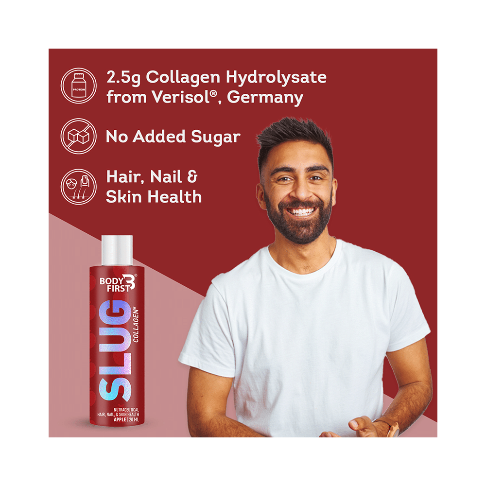 Body First Collagen Slug (20ml Each) Apple - Image 2