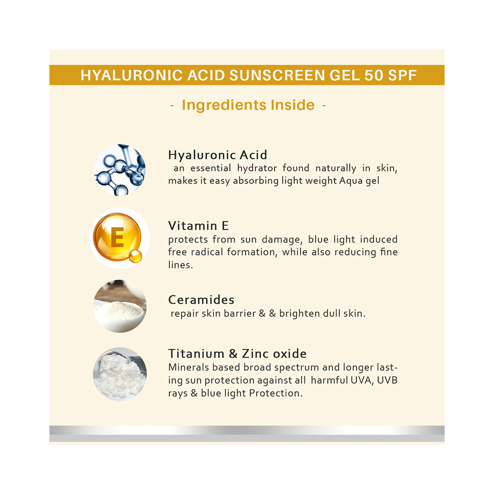Dermora Hyaluronic Acid Sunscreen Gel - Image 4