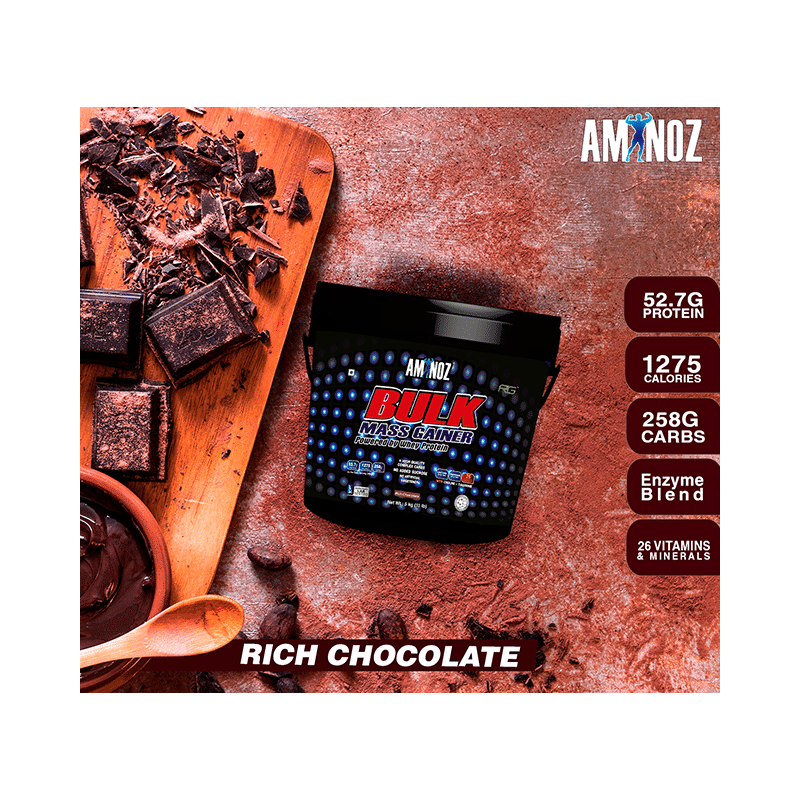 Aminoz Bulk Mass Gainer Rich Chocolate - Image 6