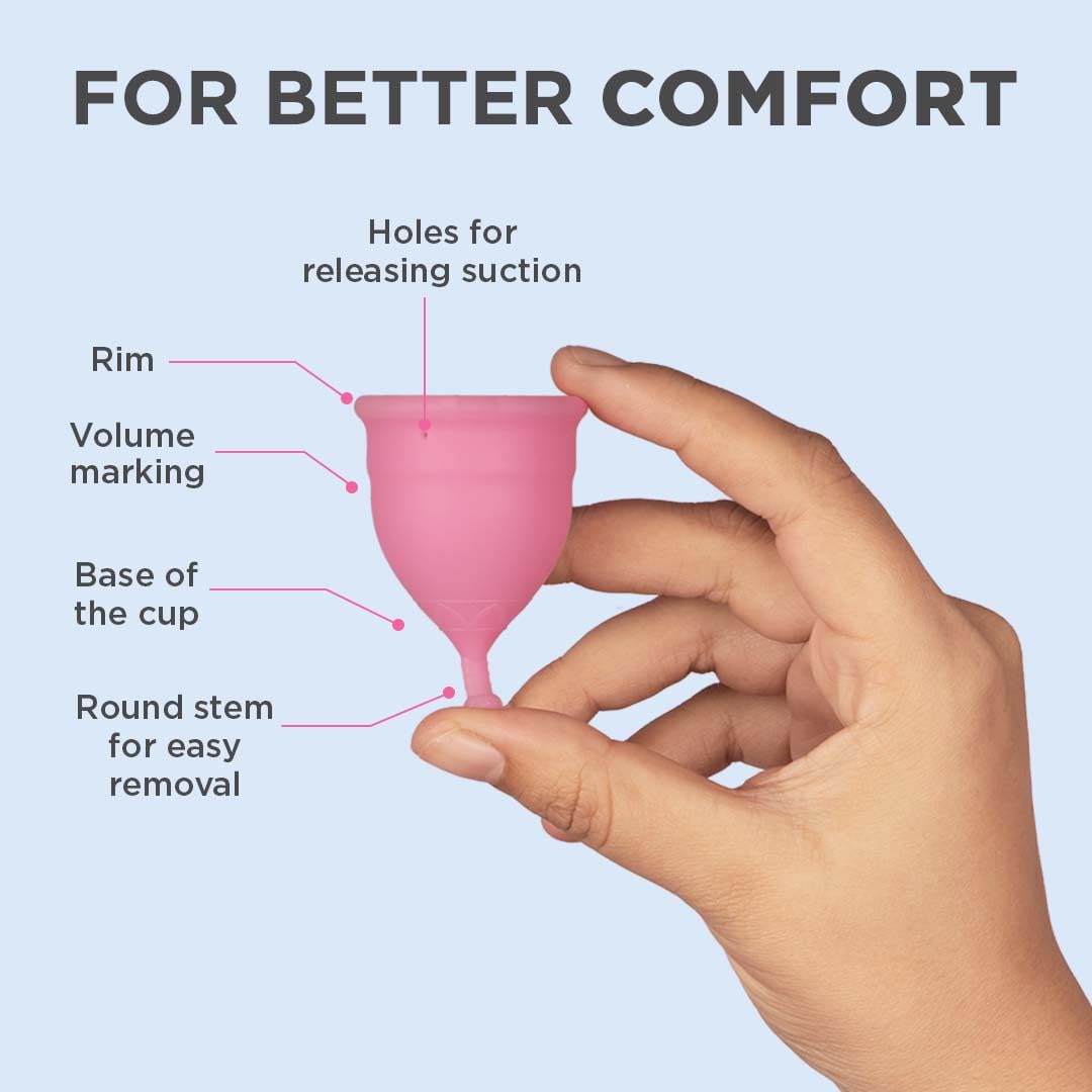 Pee Safe Reusable Menstrual Cup for Women - Small - Image 3