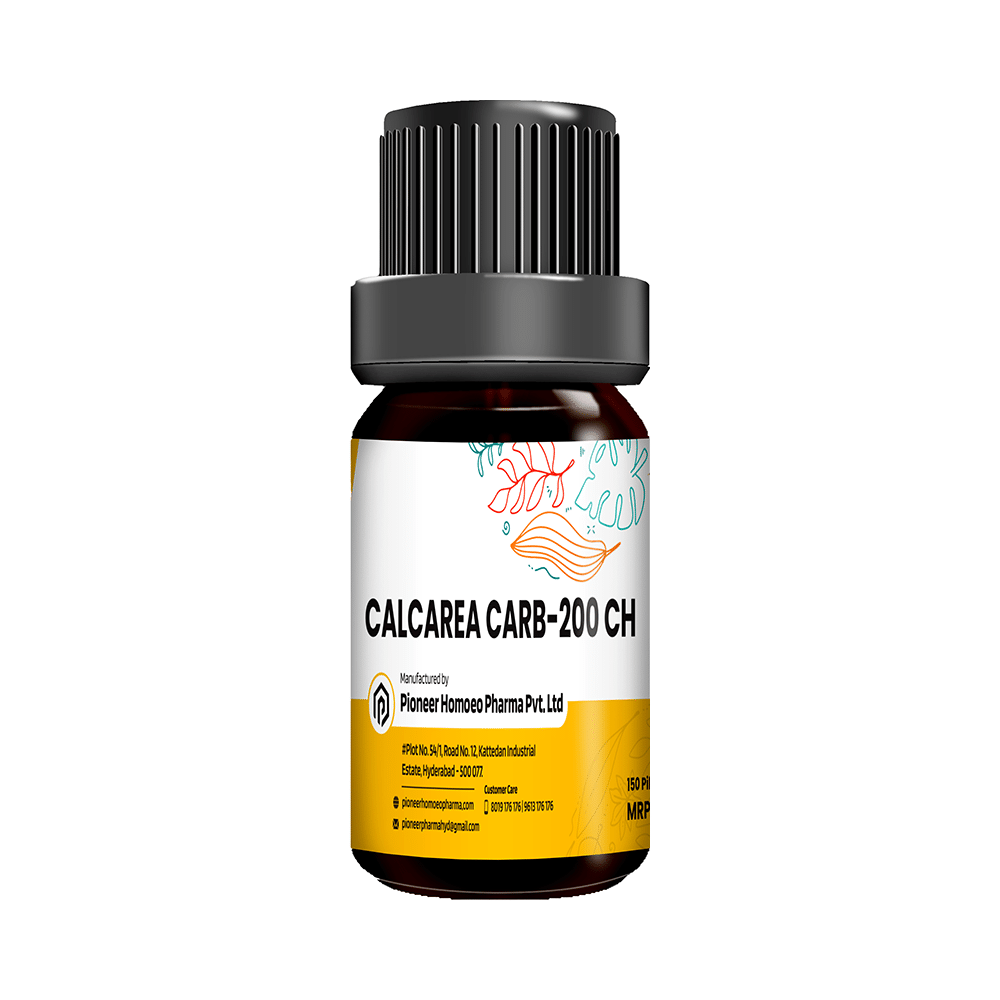 Pioneer Pharma Calcarea Carb Globules Pellet Multidose Pills 200 CH - Image 1