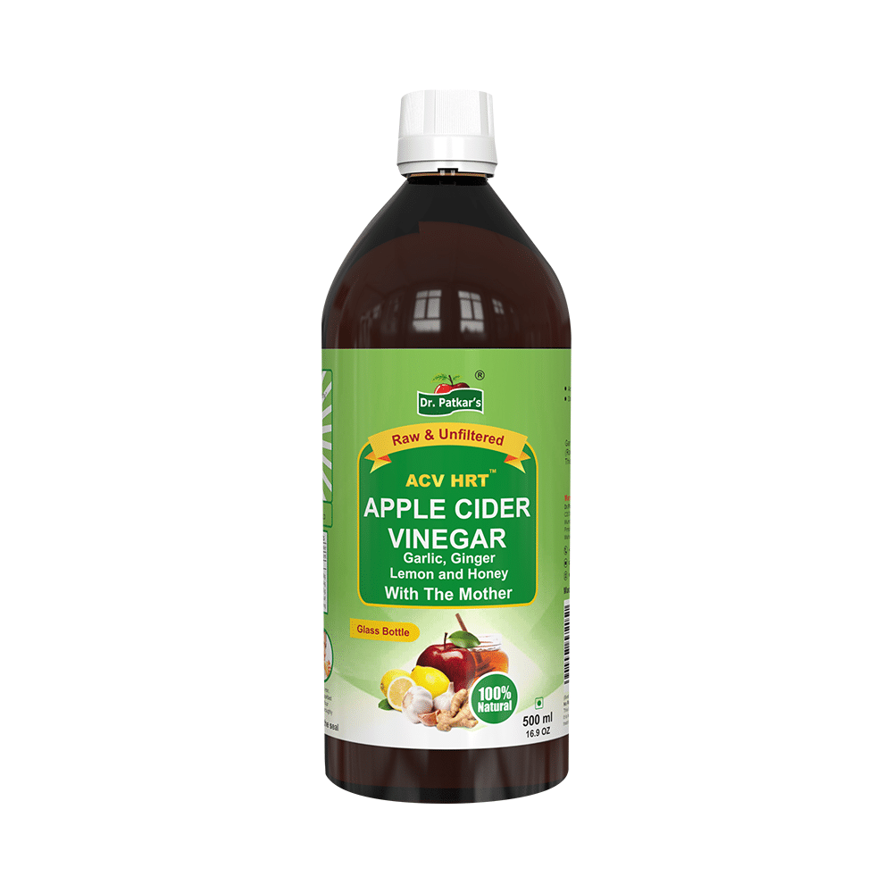 Dr. Patkar's Apple Cider Vinegar with Garlic, Ginger, Lemon and Honey | Raw & Unfiltered for Weight loss - Image 1