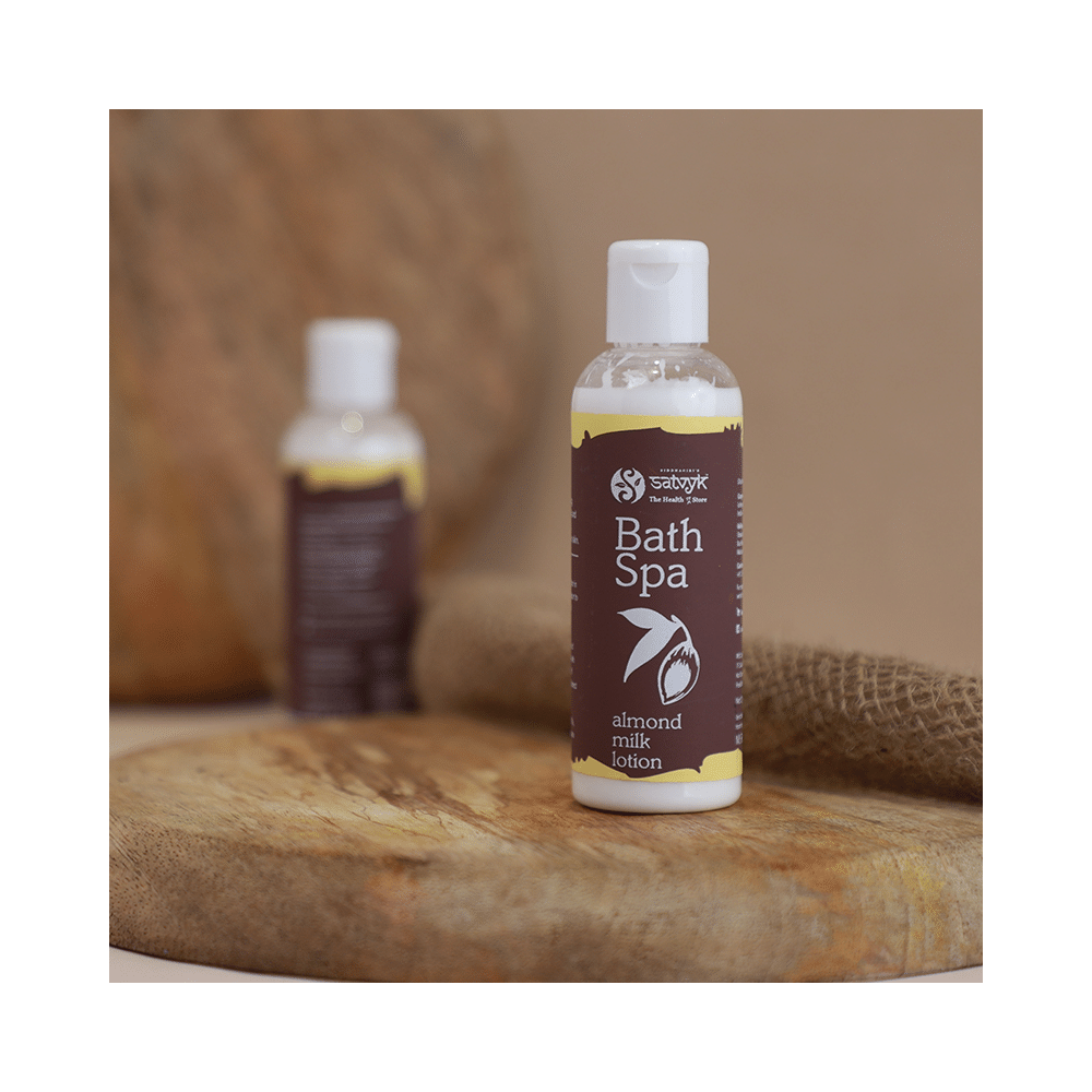 Satvyk Bath Spa Almond Milk Lotion - Image 3