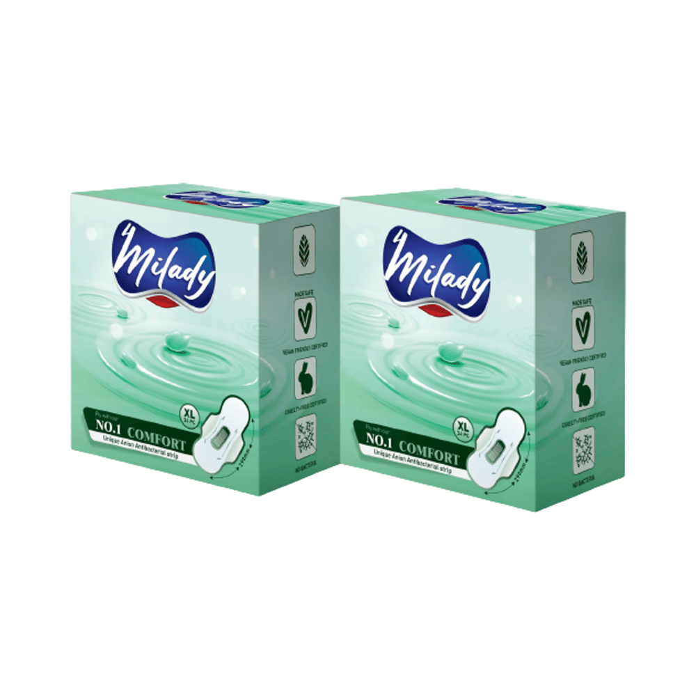 4Milady Comfort Sanitary Pads (34 Each) XL - Image 1