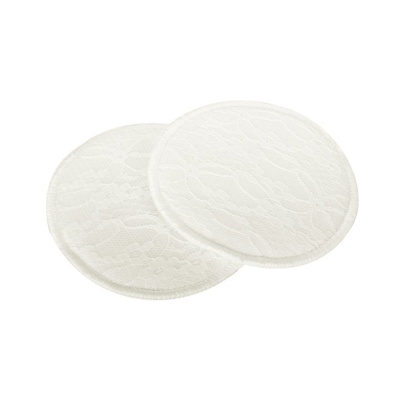 Mee Mee Washable Cotton Maternity Breast Pads White - Image 2