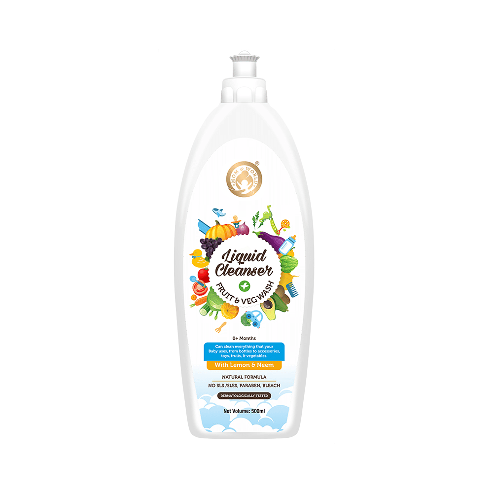 Mom & World Combo Pack of Liquid Cleanser (500ml) & 3 Baby Soap (125gm Each) - Image 2