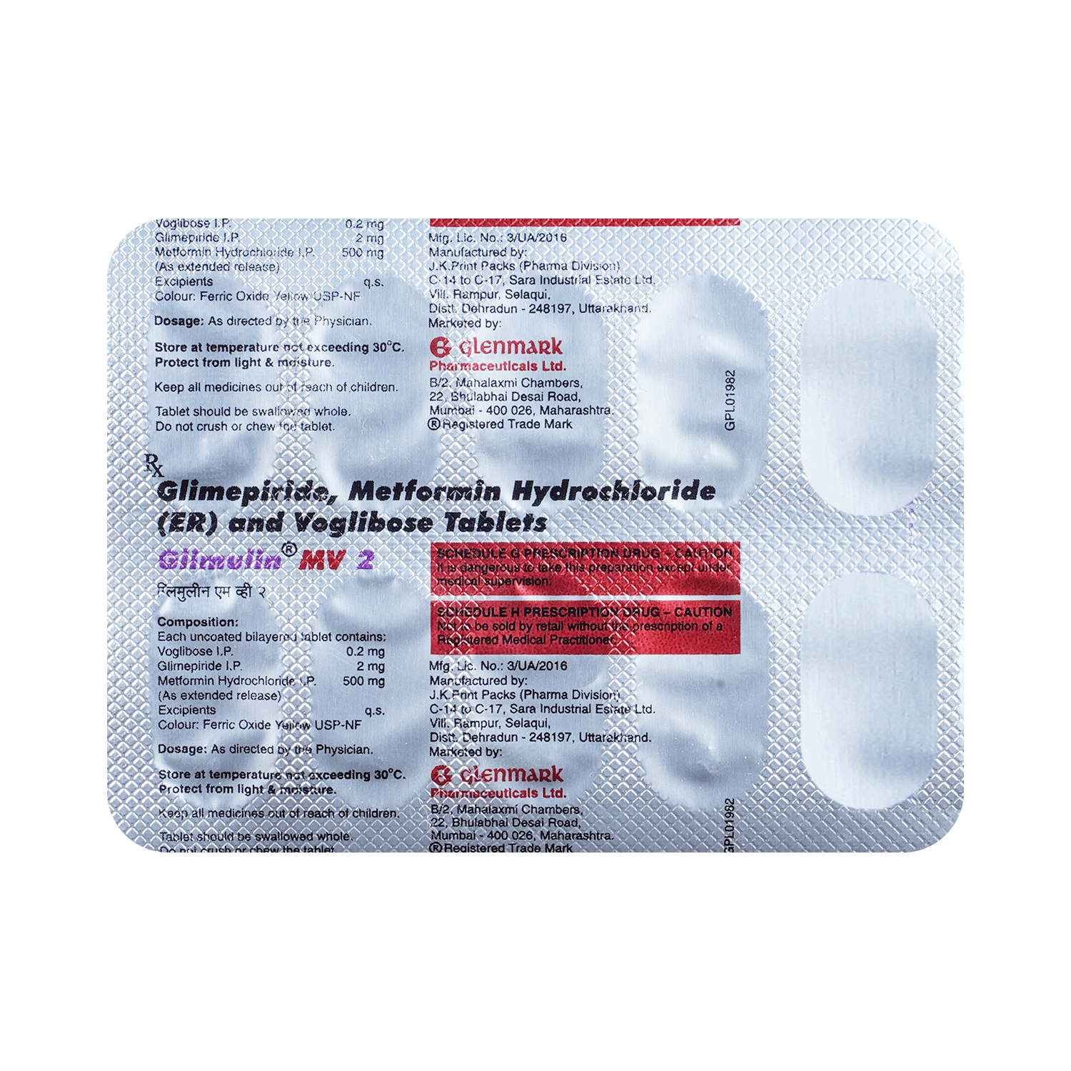 Glimulin MV 2 Tablet ER - Image 5