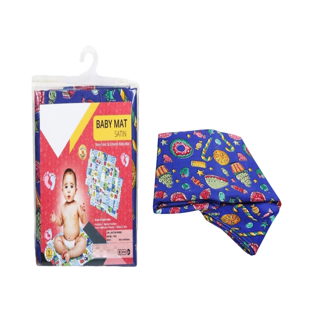 Agarwals Baby Mat Satin Non-Toxic & Smooth Baby Mat - Image 1