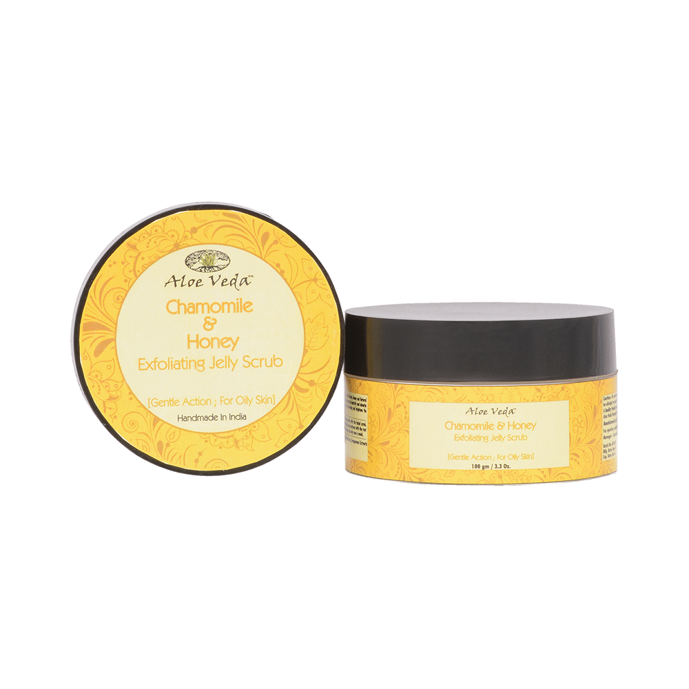 Aloe Veda Chamomile and Honey Exfoliating Jelly Scrub - Image 1