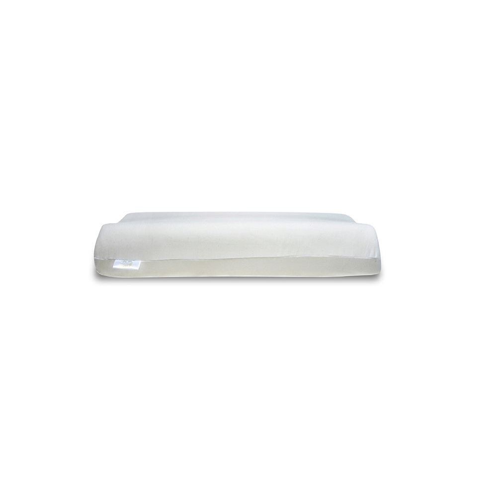 The White Willow Contour Cervical Orthopedic Memory Foam Pillow Queen Size Off White - Image 4
