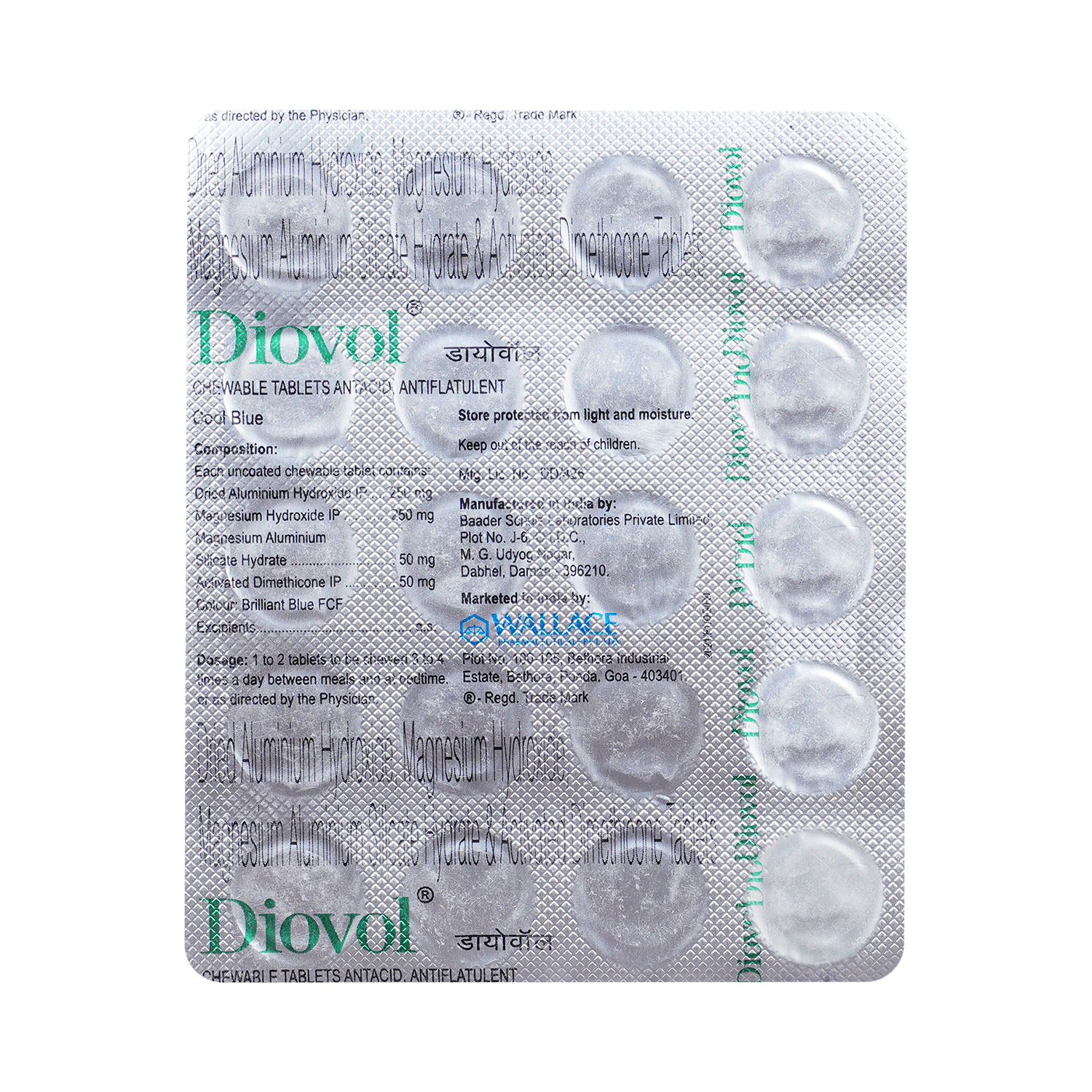 Diovol Cool Blue Chewable Tablet - Image 3