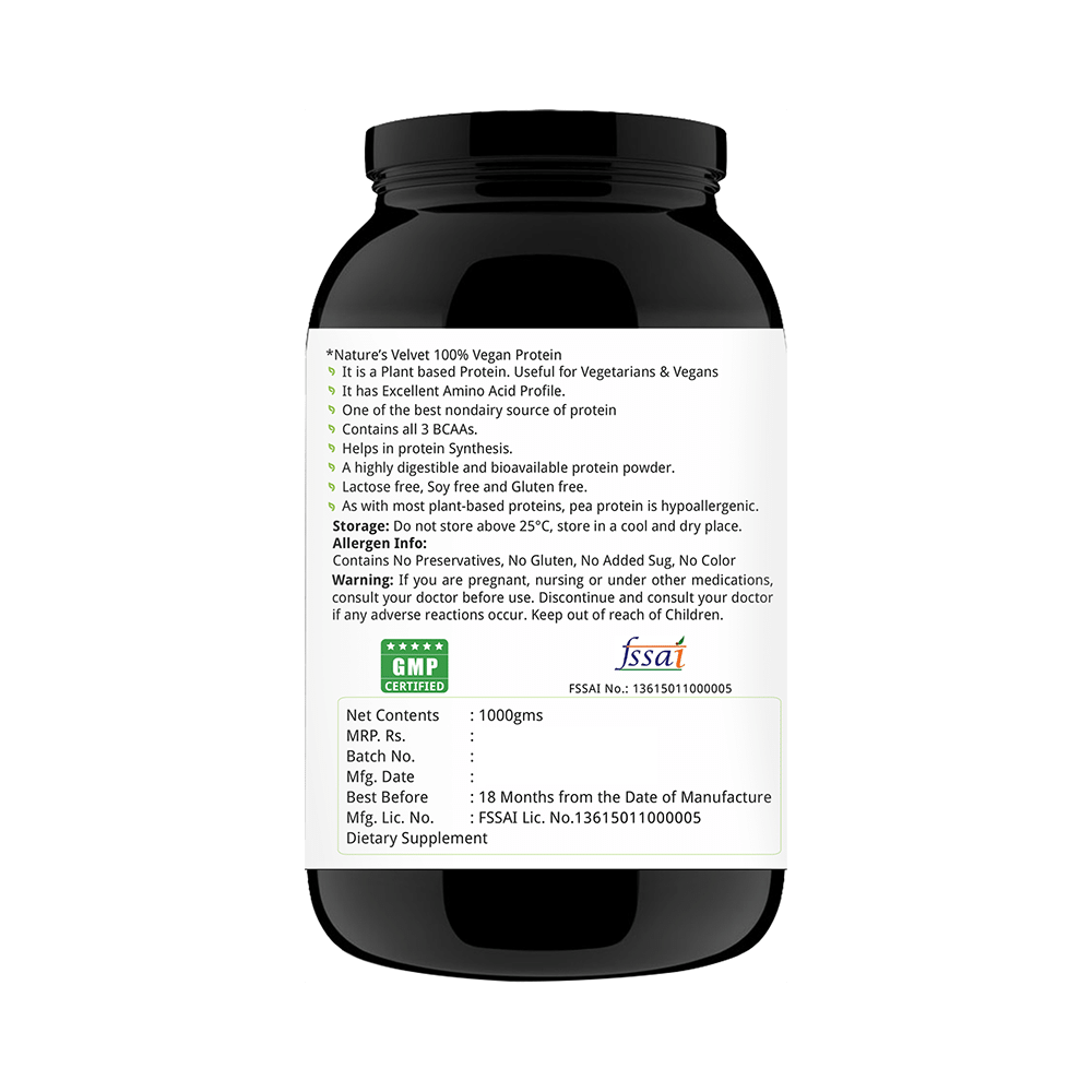 Nature's Velvet 100% Vegan Protein Powder - Image 2