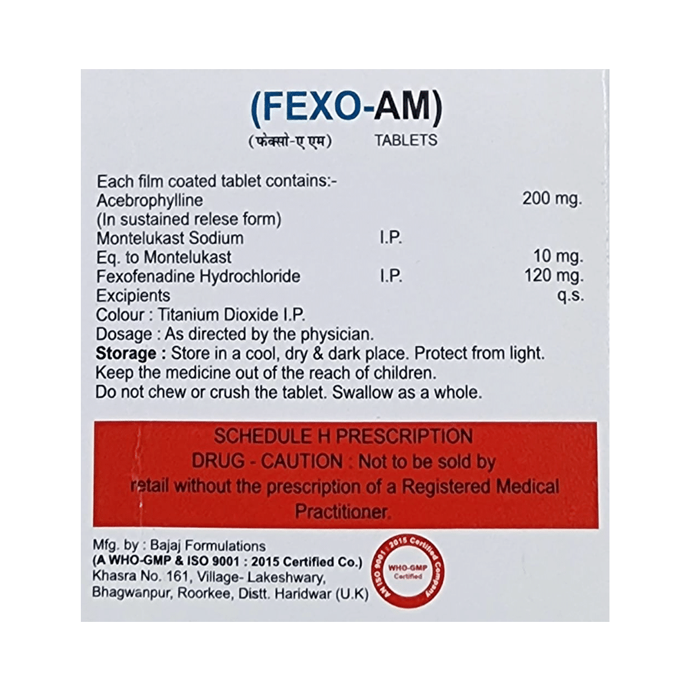 Fexo-AM Tablet SR - Image 2