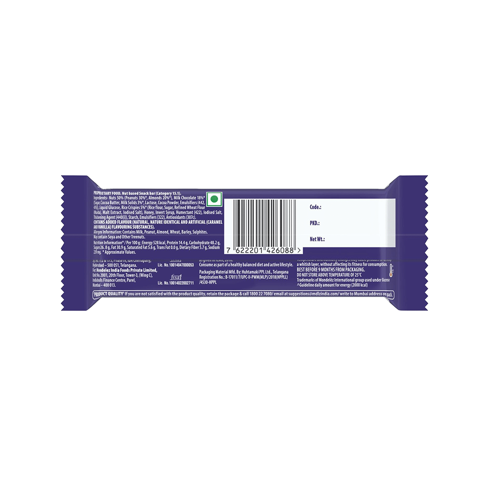 Cadbury Fuse Fit Chocolate Bar Almonds & Peanuts - Image 2