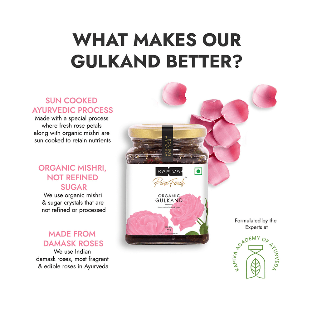Kapiva Pure Foods Organic Gulkand | Sun-Cooked Damask Roses & Mishri - Image 7