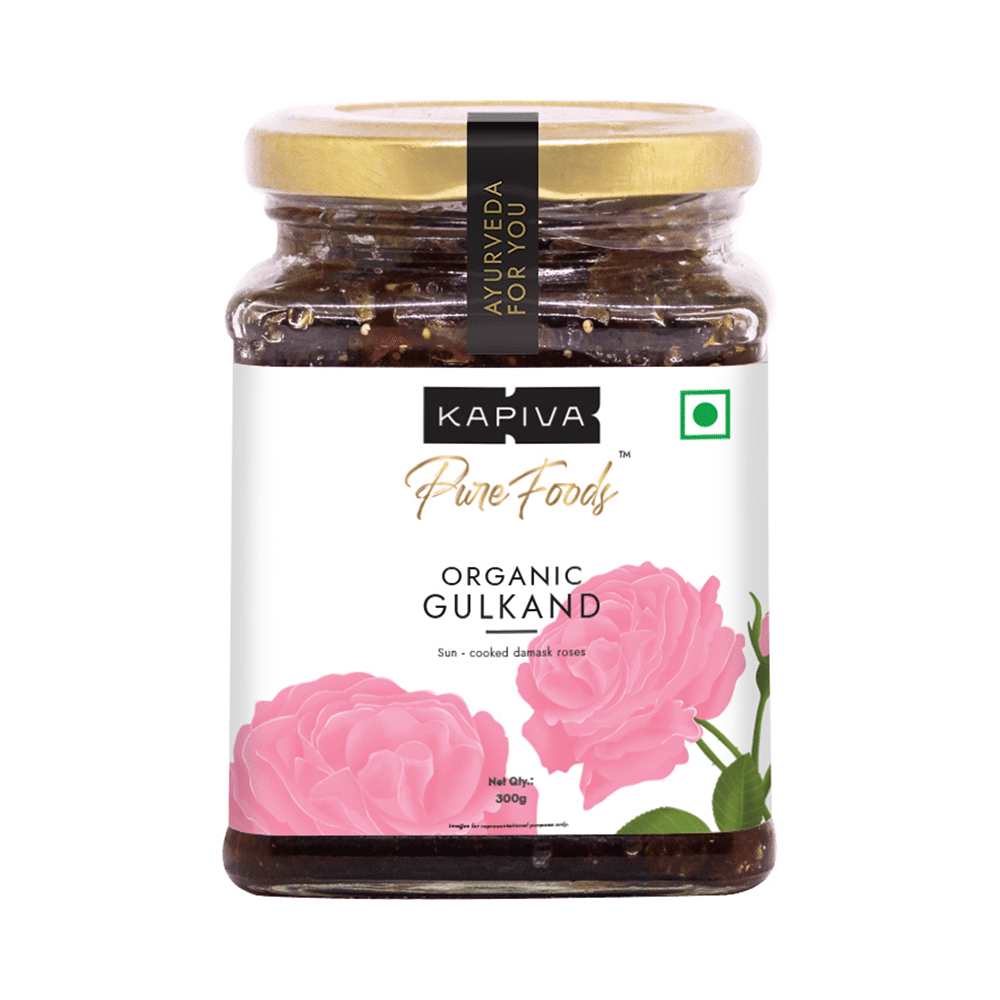 Kapiva Pure Foods Organic Gulkand | Sun-Cooked Damask Roses & Mishri - Image 1