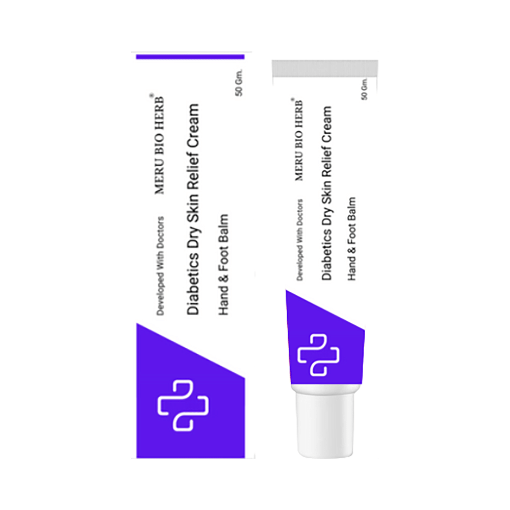 Meru Bio Herb Diabetics Dry Skin Relief Cream