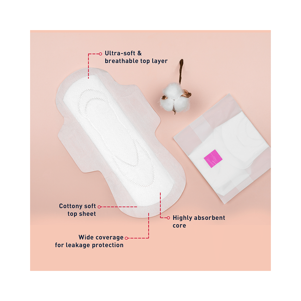 Sirona Cottony Top Sheet Soft Rash Free Sanitary Pads XL+ - Image 6