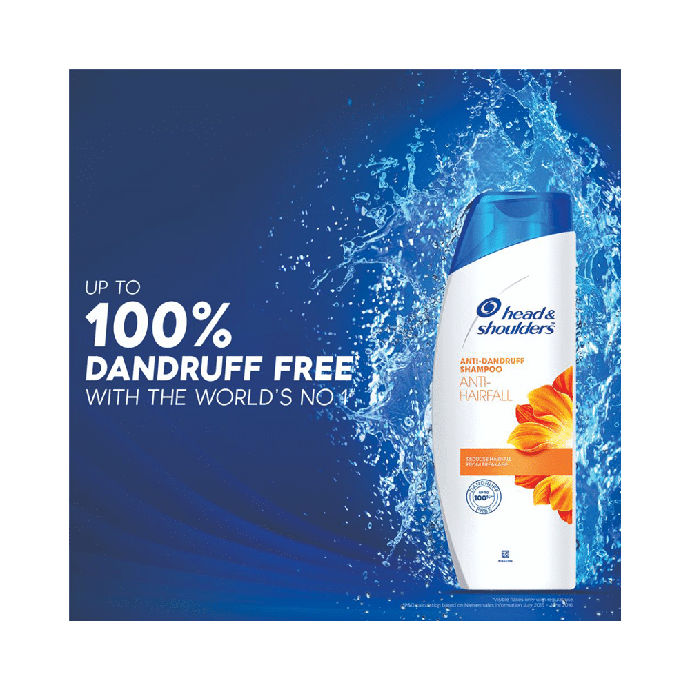 Head & Shoulders Anti Hairfall Anti-Dandruff Shampoo | For Hair Care - Image 3