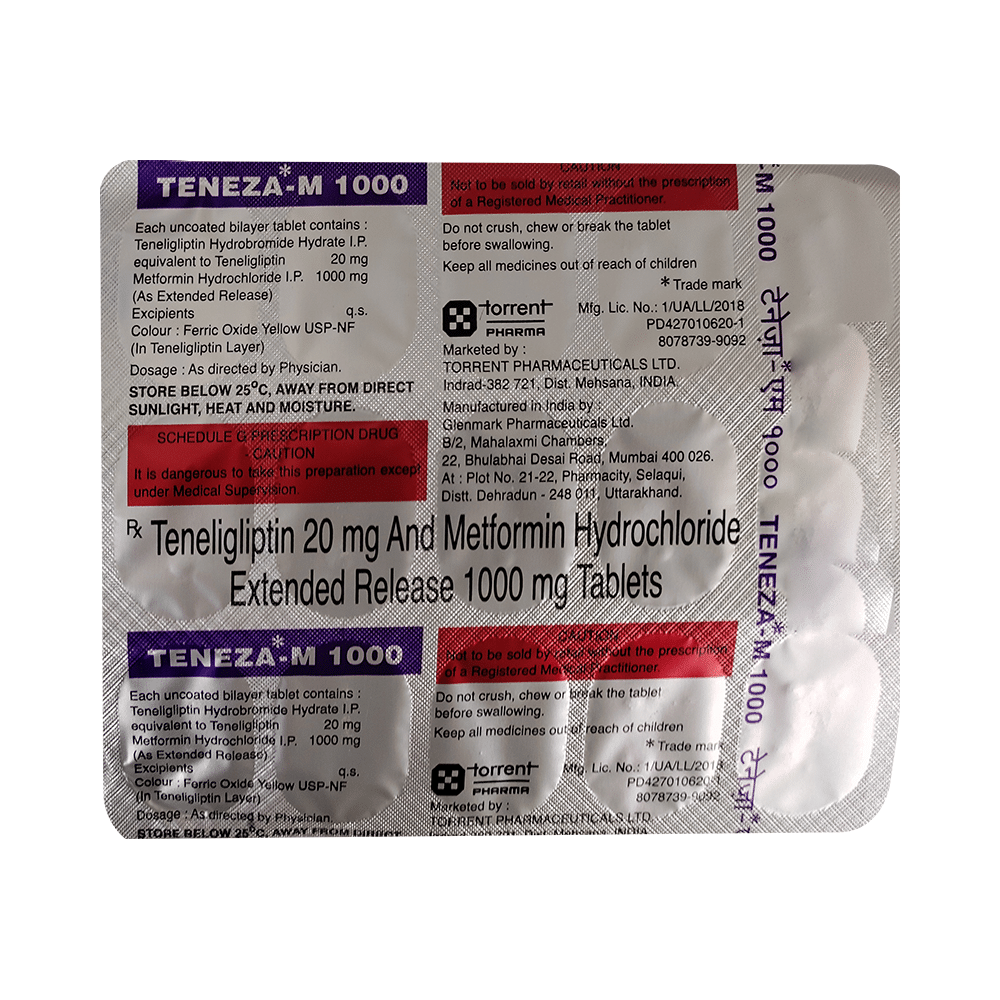 Teneza-M 1000 Tablet ER - Image 3