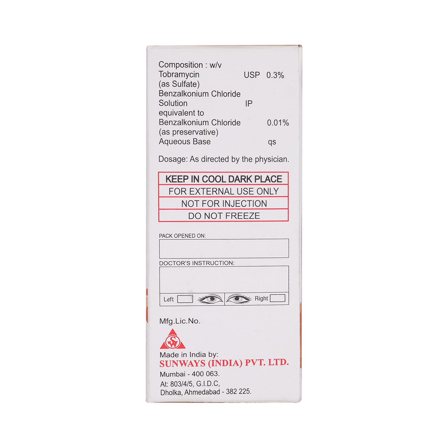 Nebracin 0.3% Eye Drop - Image 4