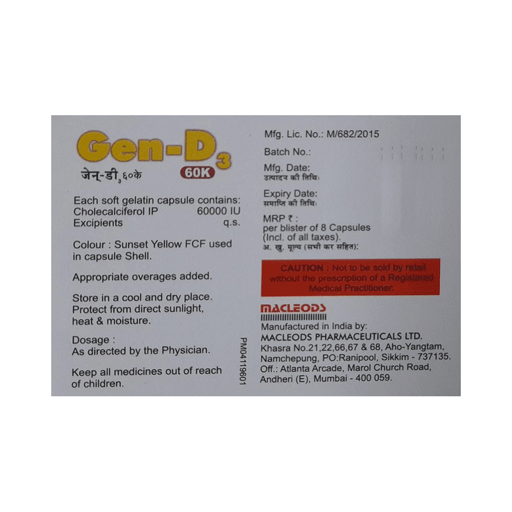 Gen-D3 60K Soft Gelatin Capsule - Image 2