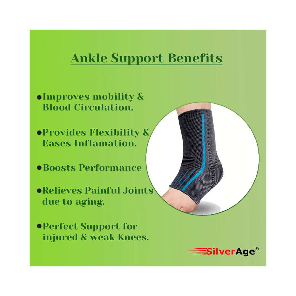 Haxor Silverage Designer Ankle Support Socks Small - Image 4