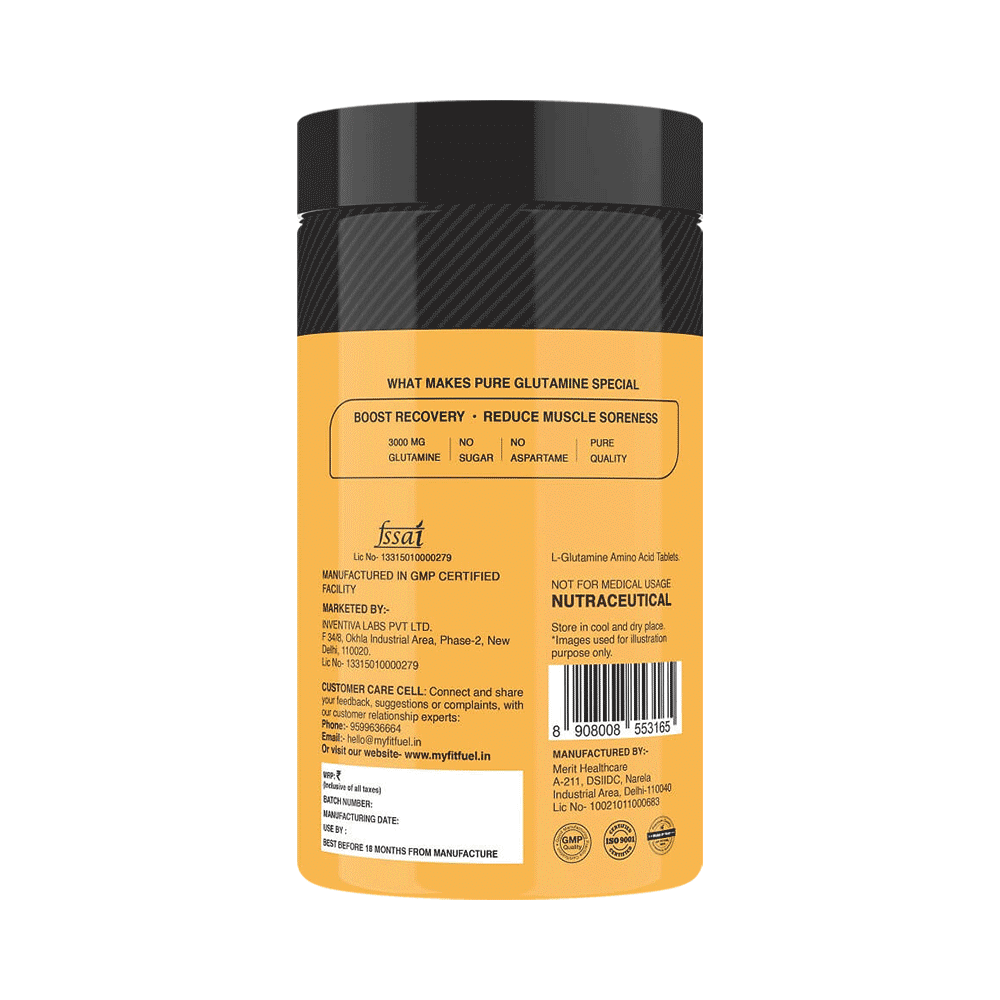 MyFitFuel Glutamine Micronized 3000mg Tablet - Image 3
